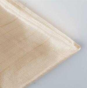 Wholesale Golden Heat Treated Fiberglass Fabric HT200 High Temperature Resistance from china suppliers
