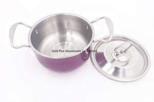 Wholesale 6pcs 20cm Stainless Steel Casserole Hot Pot Insulated Food Warmer from china suppliers