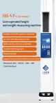 Digital Coin Operated Height Weight Bmi Machine Pharmacy Used