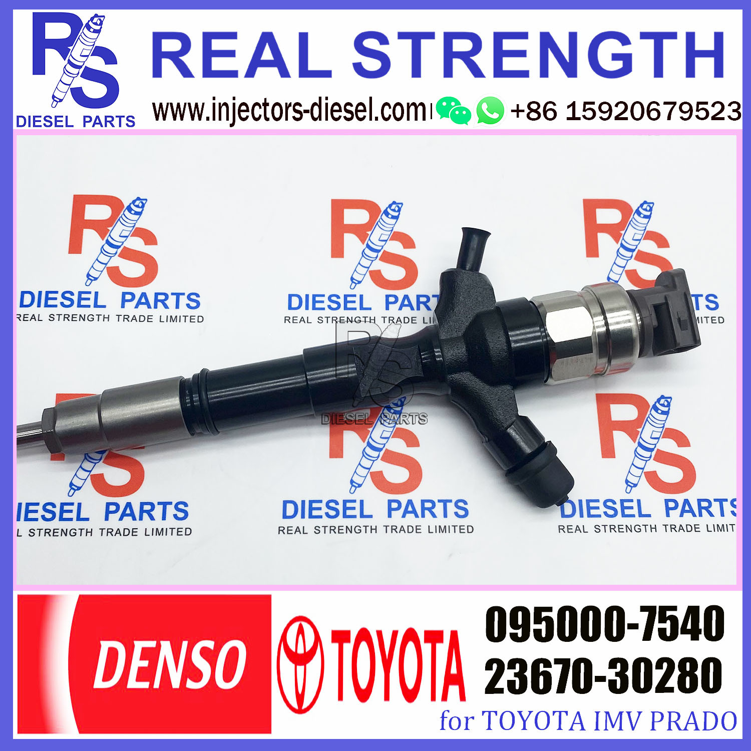 Diesel common rail injector 095000 7540 0950007540 095000-7540 for diesel injector