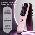 Personal Care Hair Dryer Electric Brush Hot Air Comb Heat USB Wireless