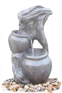 Wholesale Faux Rock Creek Tiered Outdoor Water Fountains With OEM Acceptable from china suppliers