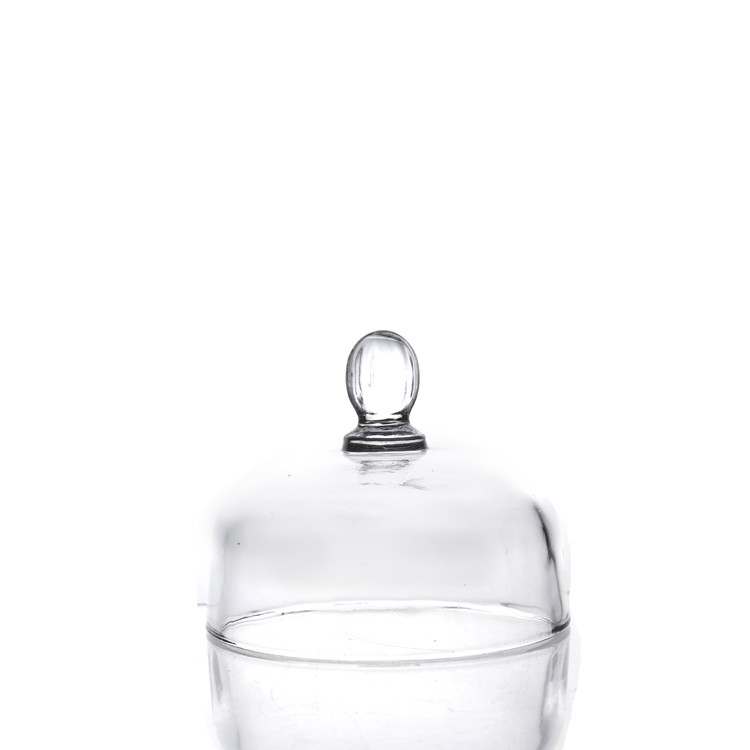Clear Classic Round Pattern High Quality Butter Dish
