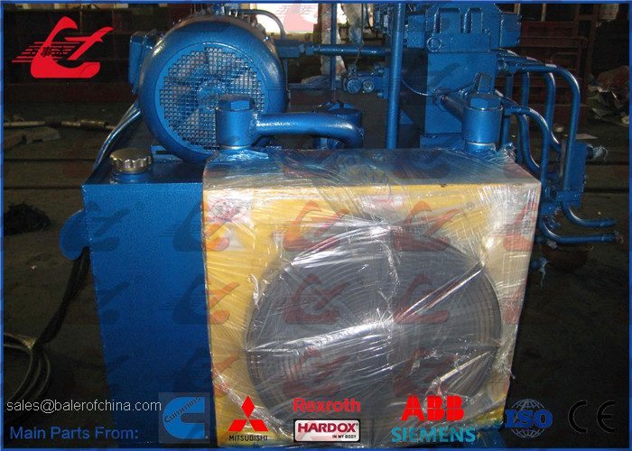 Scrap Aluminum Cans Beverage Can Baler Machine , Steel Shavings Baler 25MPa Working Pressure