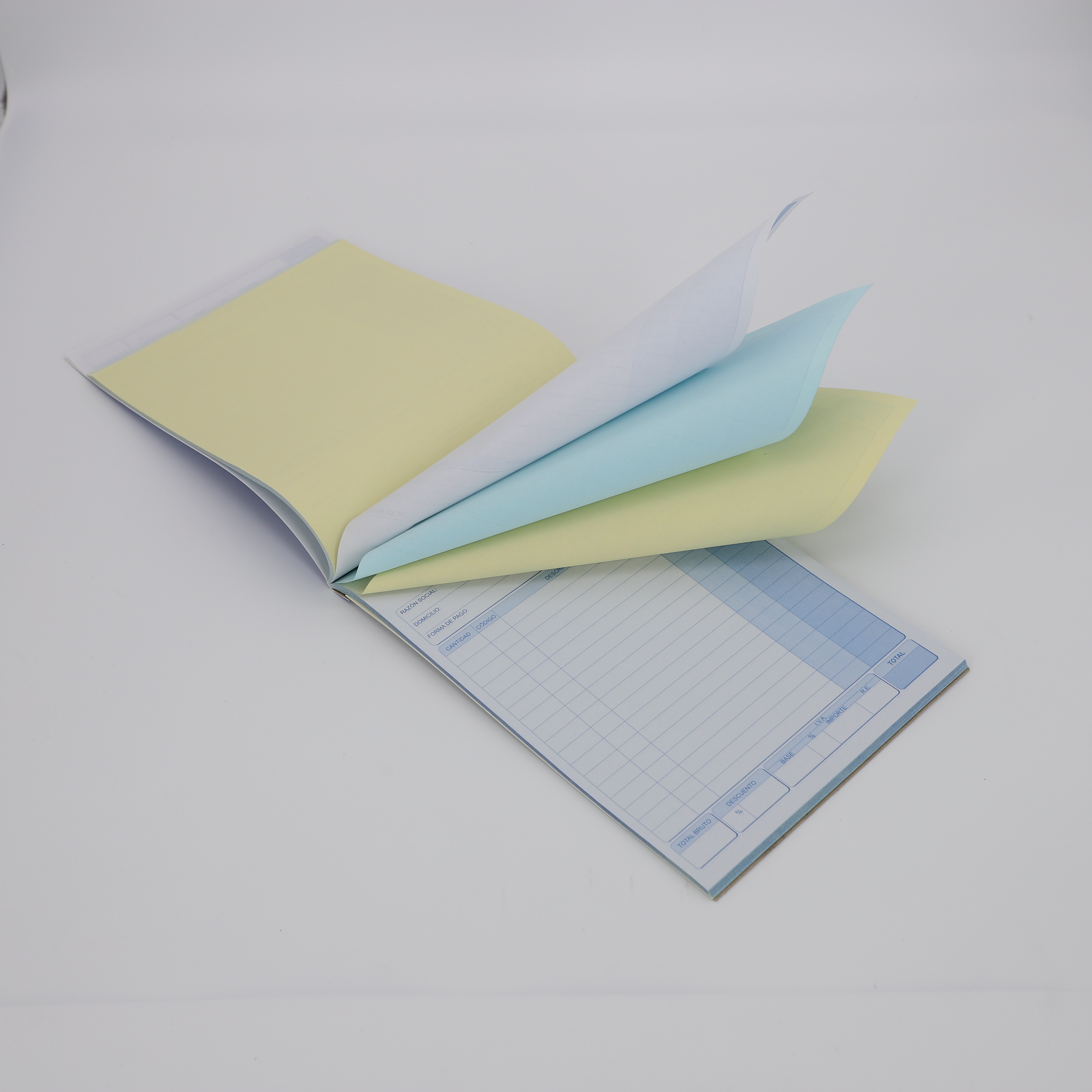 100% Virgin Wood Pulp Blue or Black Image NCR Paper CB/CFB/CF