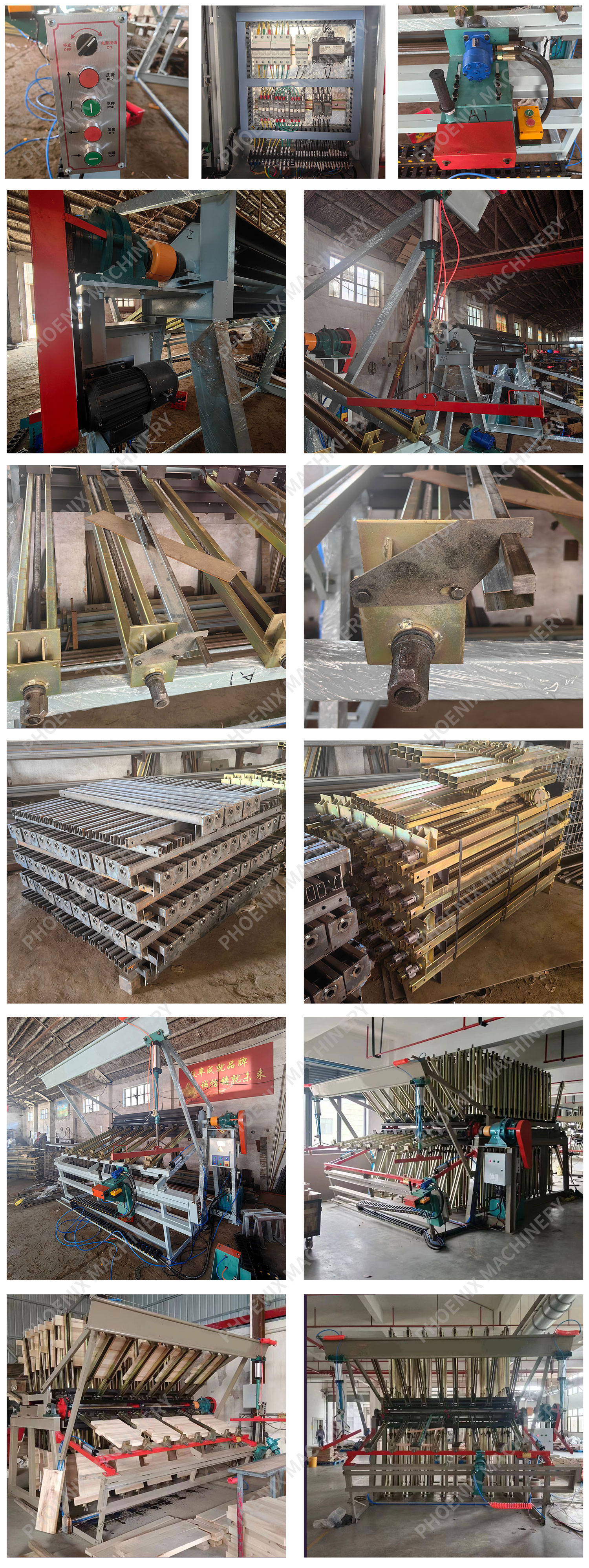 Hydraulic Wood Clamp Carrier Machine The Perfect Solution for Splicing Wood Boards