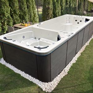 Wholesale 8 Person Outdoor Massage Spa Pool Whirlpools Swim Pool For Swimming from china suppliers