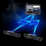 RV 2 Channel 1080P Reverse Car Camera 5 Inch IPS Monitor Size 132.5x89.5x22.5mm