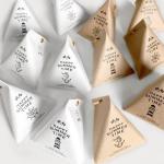 Kraft Paper Recycled Gift Bags Personalized Metallic Foil Candy Bags With Rope