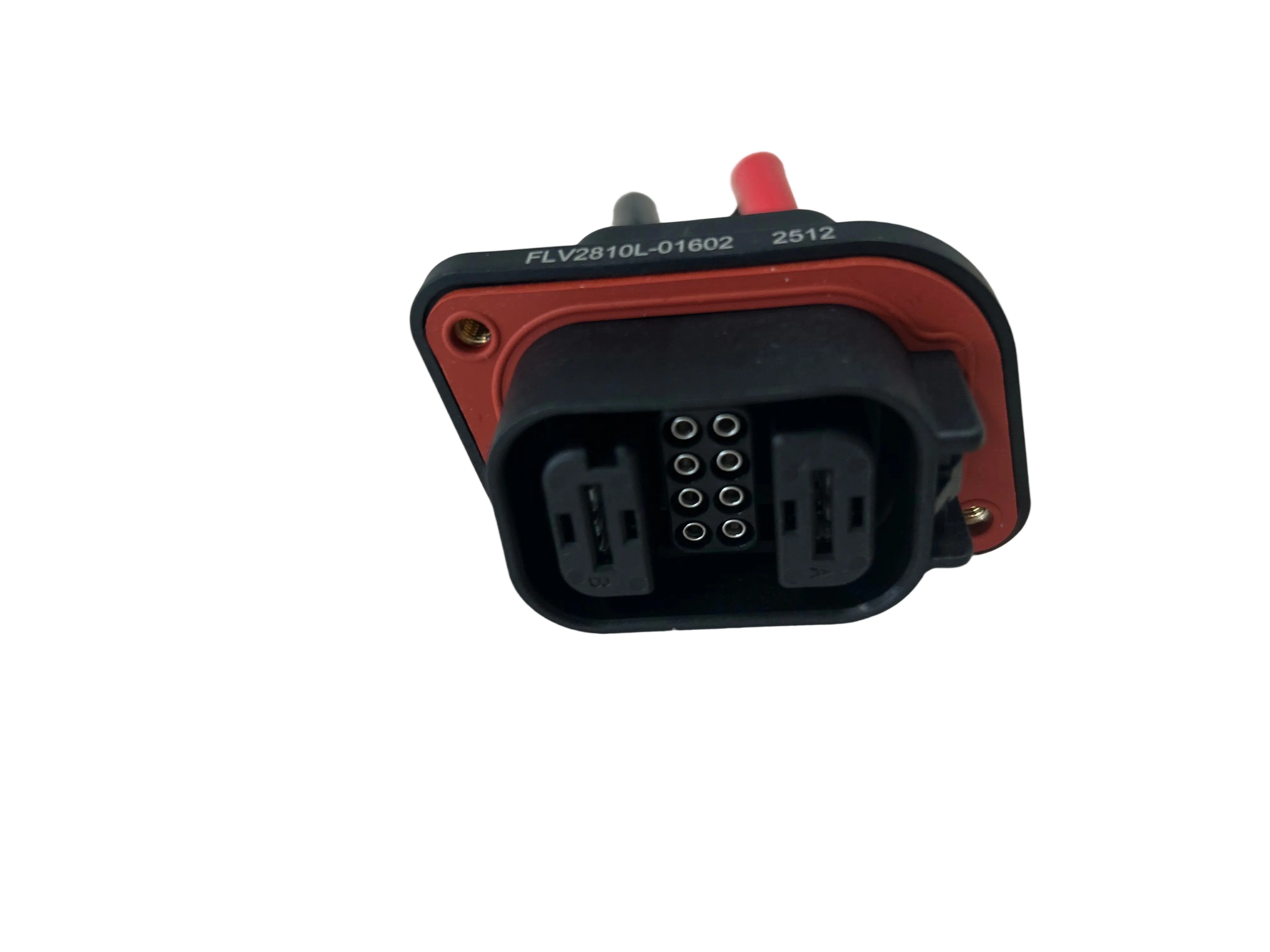 FLV2+8 High-Temp Hybrid Connector 80A 600VAC Black ABS Housing for Industrial Vehicles