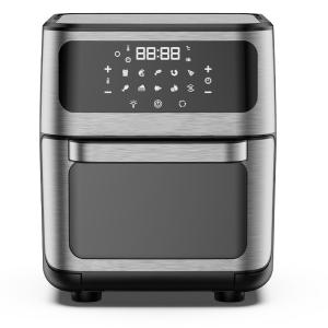 Wholesale Voice Control Smart Tuya Wifi HOT Arrival Food Grade Professional Oil Free Airfryers Electric Deep Glass 12L from china suppliers