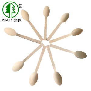 Wholesale Polished Surface Disposable Compostable Bamboo Cutlery Non Stick Salad Serving Spoons from china suppliers