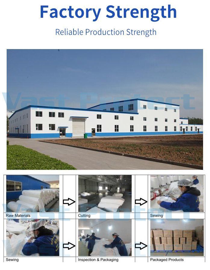Disposable OEM Shoe Cover PP 10g Blue Factory Anti-Slip Shoe Covers