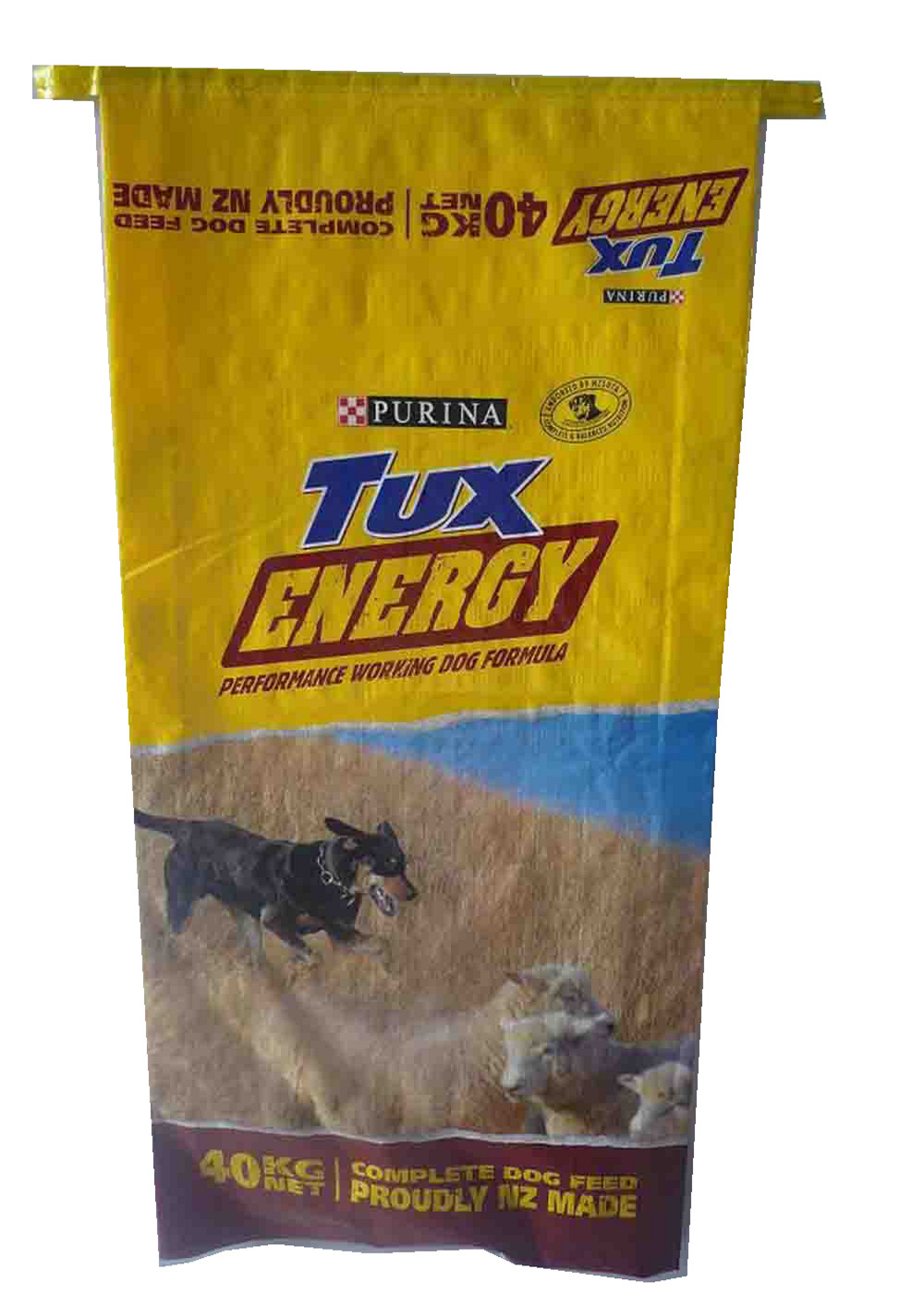 Multi Colored BOPP Laminated PP Woven Sack Bags For Sugar / Feed Single Folded