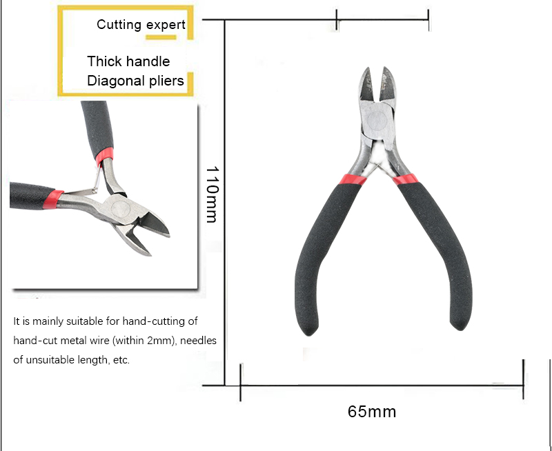 8pcs Jewelry Making Tool Kits Handmade Pliers Set With Scissor Tweezers