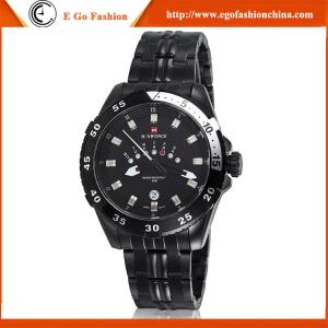 Wholesale Naviforce Pilot Watch Army Navy Watch Man Quartz Watch Stainless Steel Band Sports Watches from china suppliers