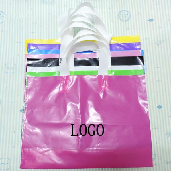 Colorful High-grade Plastic Shopping Bag Large Size Disposable Waterproof