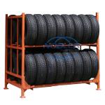 Oem Commercial Foldable Heavy Duty Truck Tire Rack For Tyre Storage