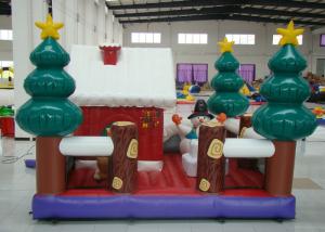 Wholesale Party Blow Up Christmas Tree Decoration , Giant Christmas Inflatables Bouncer House from china suppliers