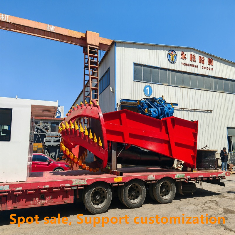 Model 12 Inch Pipe Cutting Suction Dredger With An Output Of 200 Cubic Meters Per Hour