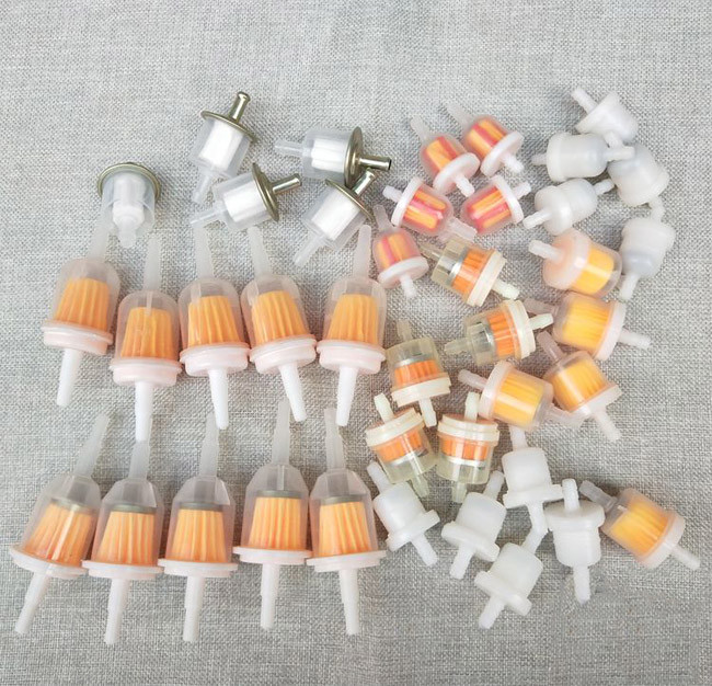 Scooter Mower Motorcycle Fuel Filter , Universal Plastic High Flow Fuel Filter With Magnetic