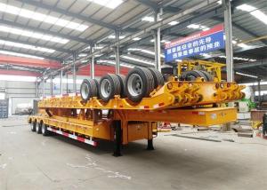 Wholesale BPW Axle 3 Axle 4 Axle 150ton 40ft Low Bed Semi Trailer from china suppliers