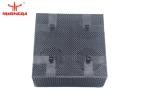 100 ×100mm Nylon Black Bristle Block 70144014 / 060548 Spare Parts For Bullmer