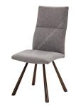 Fabric Upholstered Woodgrain Dining Chair Livingroom Chair Leisure Chair