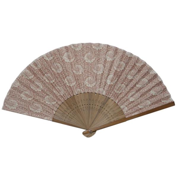 Party Wedding Gift Spanish Mini Bamboo Silk Fabric Hand Fan Custom Printed