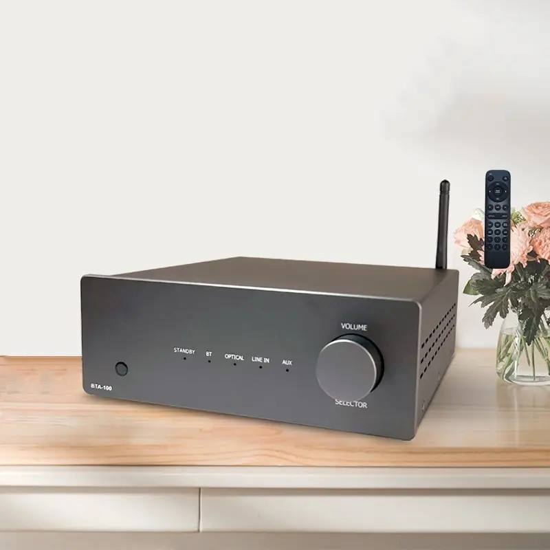 Home Stereo Bluetooth Amplifier For Speakers 2 Channel Mini Class D Audio Stereo Receiver