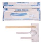 CE Certified Cutlery Set Packaging Machine 80-120 Pack / min Speed For Country
