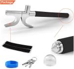 Retractable Car Steering Wheel Lock , Vehicle Truck SUV Anti Theft Steering Lock