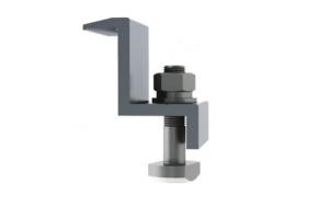 Wholesale Mill finished End Clamp Of Solar Roof Mouting Systems , 35mm / 40mm/ 45mm from china suppliers