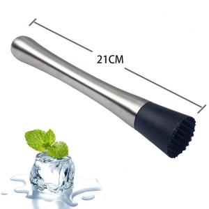 Wholesale 8.26 Inch Stainless Steel Cocktail Muddler Fruit Based Drinks Mojitos Muddler from china suppliers