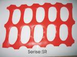 Red HDPE Anti UV Safety Construction Warning Fence Netting 80gsm - 200gsm