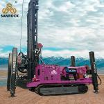 Crawler Well Drilling Equipment Borehole 400m Deep Hydraulic Water Well Drilling