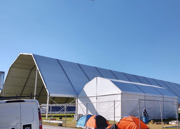 Flame Resistant Outdoor Polygon Party Tent For 5000 People