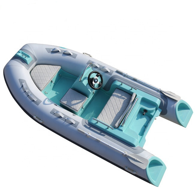 2022 hypalon inflatable boats rib boat 12ft rib360C with console and back cabin