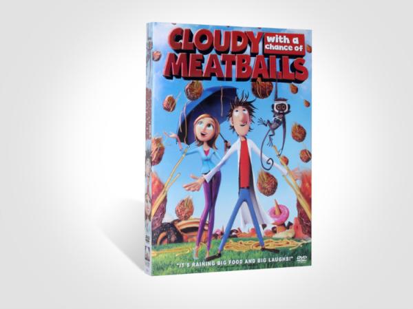 Cloudy with a Chance of Meatball dvd movie children carton dvd movies with slip