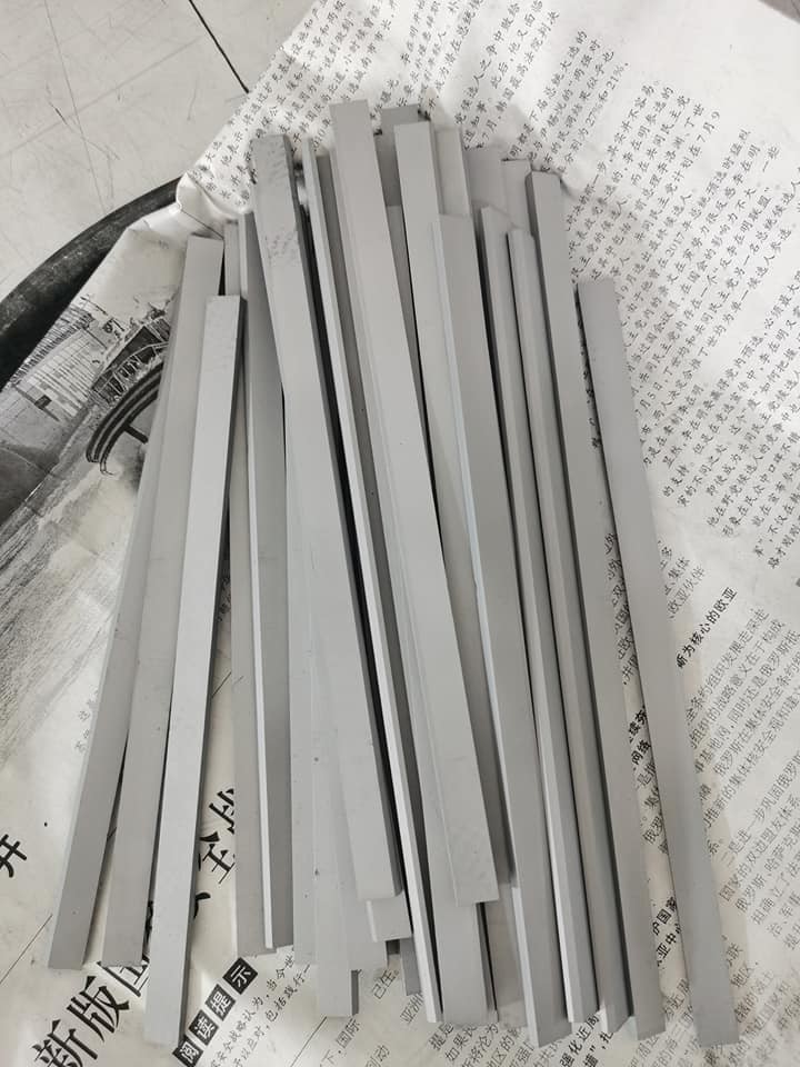 YG10X Blank Cemented Carbide Strip For Guideways And Work Rest Blade