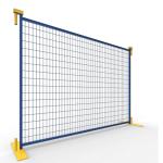 Sturdy Metal Frame Canada Temporary Security Fencing Anti Rust PVC Coating