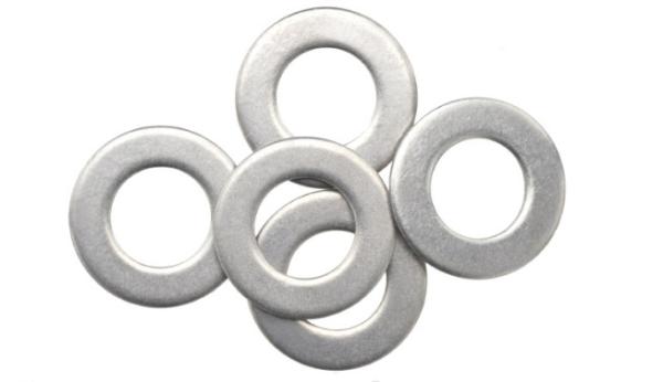 Stainless Steel SUS304 / 316 Plain Flat Washer DIN125 Polishing Surface