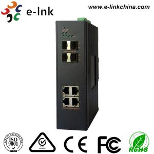 Wholesale Managed Industrial Ethernt Media Converters 4 Ports Gigabit SFP 5 Years Warranty from china suppliers