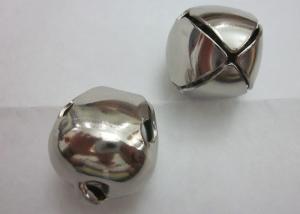 Wholesale supply hard iron metal silver cross jingle bells for dog pet or toy of decoration jingle bell from china suppliers