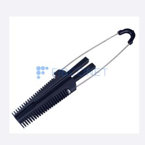 Wholesale FTTH Nylon Optical Fiber Suspension Dead End Cable Anchor Clamp for Overhead Networks from china suppliers
