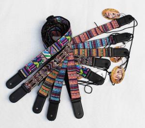 Wholesale 120-180 Cm Classic Personalised Guitar Strap Dye Sublimation Printed Logo from china suppliers