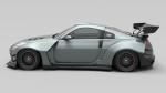 Air Knife FRP Nissan 350z Wide Body Kit Side Skirts OEM Front And Rear Bumper