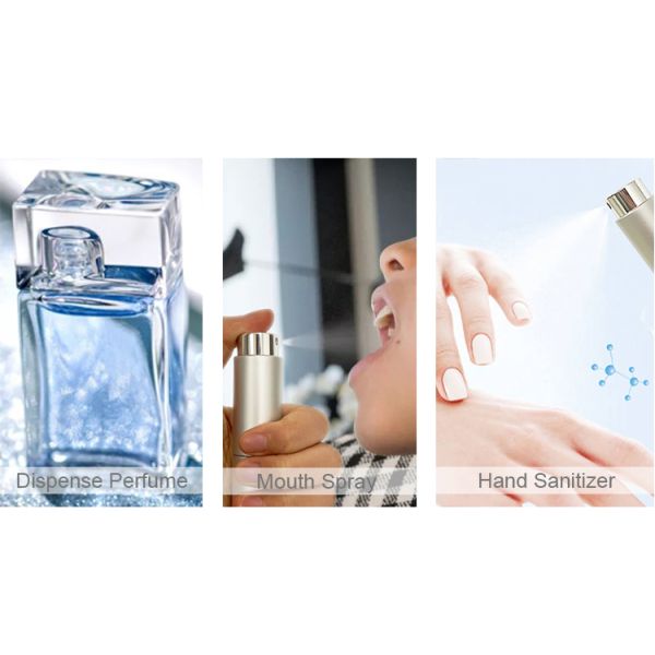 8ml 10ml 20ml Empty Refillable Travel Private Label Marble Plastic Packaging for Perfumes Atomizer