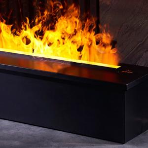 Wholesale Steel Material Led Electric Fireplace for Water Vapor Fireplace in Rectangular Shape from china suppliers