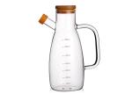 High Borosilicate Glass Olive Oil Bottle , Olive Oil Bottle Holder